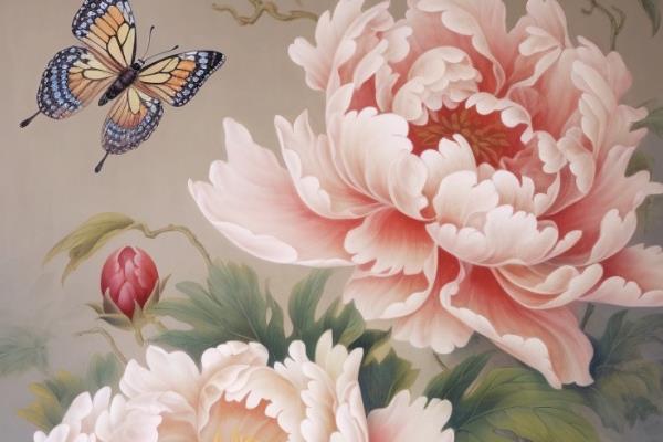牡丹的花语，红色寓意富贵和圆满