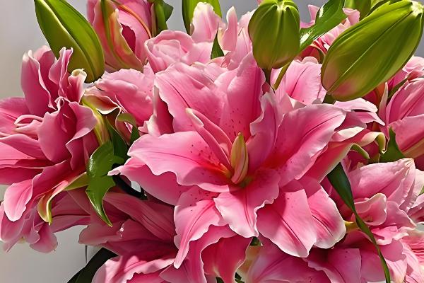 香水百合的插瓶方法，每隔3-4天换一次水