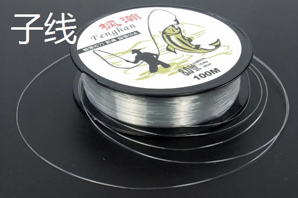 钓鱼主线和子线的区别,连接位置和粗细程度均不同