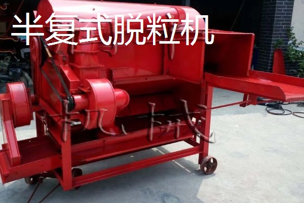 脱粒机的类型特点,简易式脱粒机不可分离和清粮