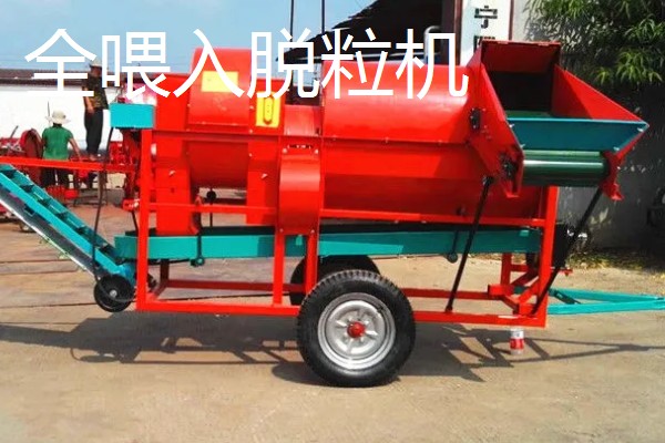 脱粒机的类型特点,简易式脱粒机不可分离和清粮
