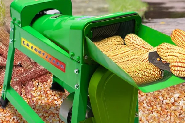脱粒机的类型特点,简易式脱粒机不可分离和清粮