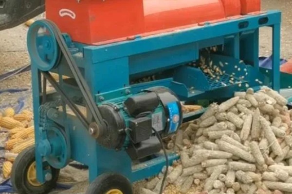 脱粒机的类型特点,简易式脱粒机不可分离和清粮