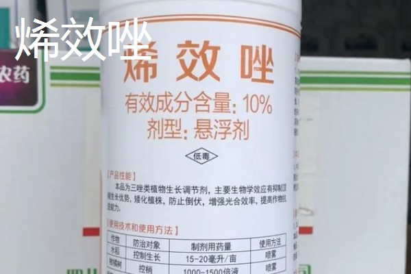 烯效唑和多效唑的区别,控旺持效期不同